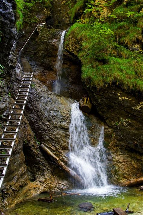 Slovensky Raj Slovakia Waterfall National Parks Places To Travel