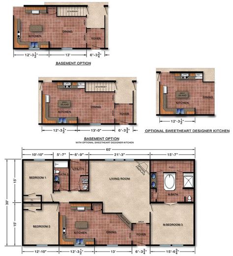 Michigan Modular Home Floor Plan 164 Like Manufactured Homes Floor