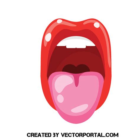 Woman Showing Tongue Clip Art Royalty Free Stock Svg Vector And Clip Art