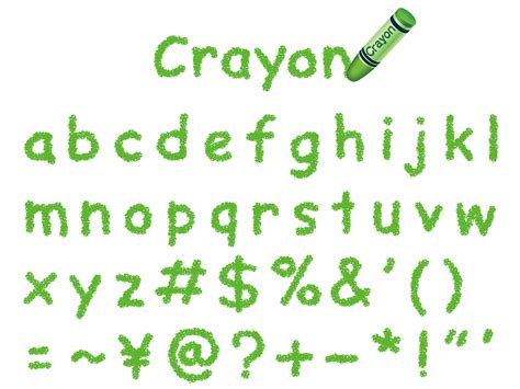 Crayon Letters Font