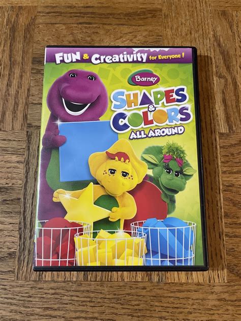 Barney Shapes And Colors Dvd 884487109100 Ebay