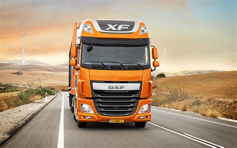 Daf Xf 2017 Euro 6 New Trucks Orange Daf Road Trucking Hd