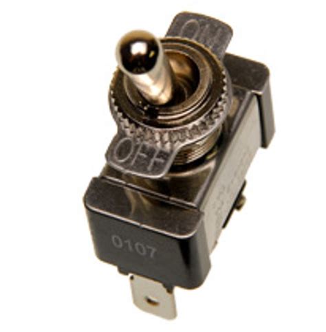 On Off Pvc Coated Toggle Switch Single Pole Wire Leads