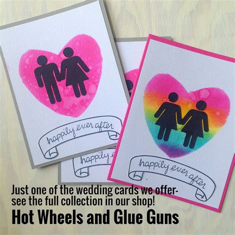 Lgbt Wedding Card Lesbian Wedding Same Sex Wedding Card Etsy