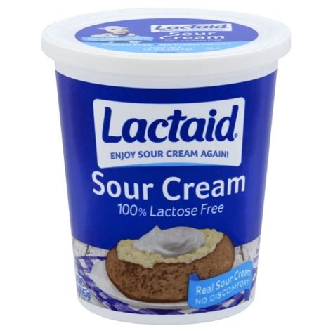 Lactaid 100 Lactose Free Sour Cream 16 Oz Walmart Com Lactose