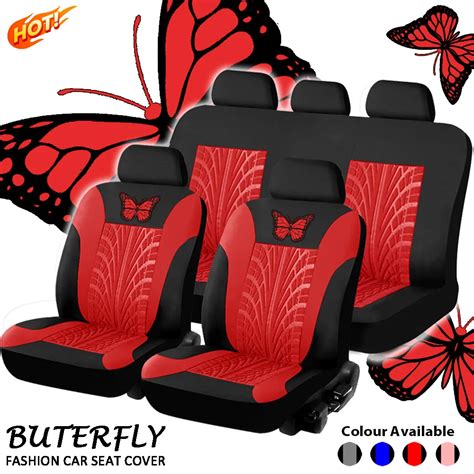 universal styling full set butterfly or gecko interior accessories automobile protector car seat