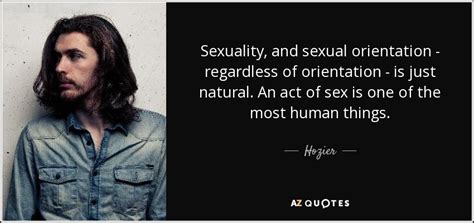 Hozier Quote Sexuality And Sexual Orientation Regardless Of Orientation Is