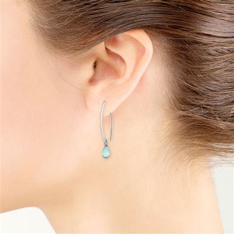 Aquamarine Earrings 14K Ben Bridge Jeweler