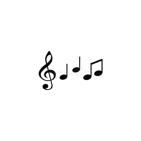 Musical Note Logo Icon Vector Design Stock Illustration Illustration Of Quaver Musician