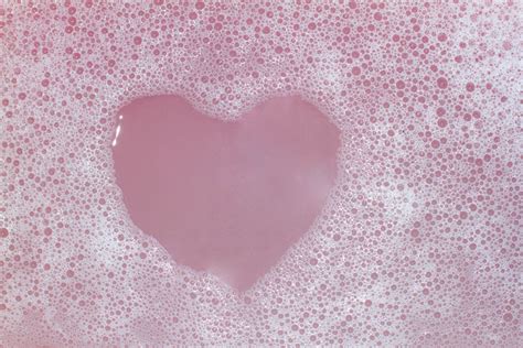Soap And Water To Wash Vagina With Pink Heart