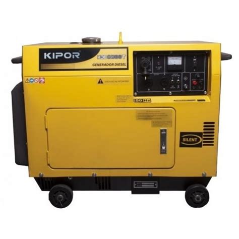 Grupo Electrógeno Generador Kipor Kde6500t Silent