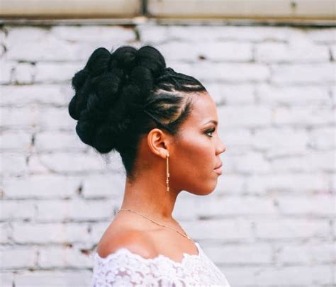 30 Elegant Black Hair Updos For Weddings Hairstylecamp
