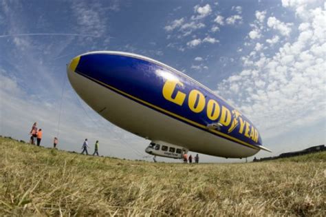 The goodyear zeppelin is on his way to the eifel today. Goodyear and Zeppelin: Together again after 70 Years ...