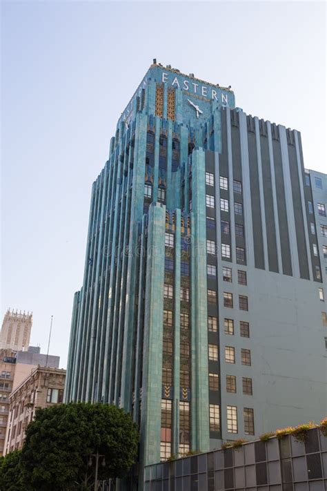 He Eastern Columbia Buildinglos Angeles Usa Editorial Photography