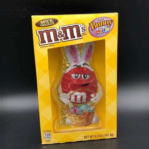 Solid Milk Chocolate Mandms Bunny With Mini Mandms Mixed In 141g Usa A