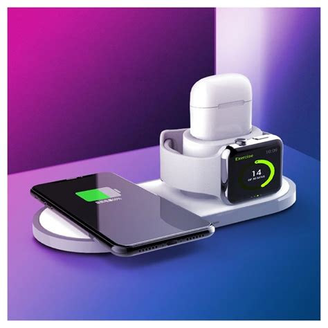 Station De Charge Sans Fil 3 En 1 Iphone Apple Watch Airpods