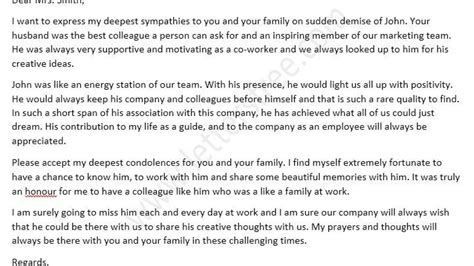 How To Write A Sympathy Card Coworker | Sitedoct.org