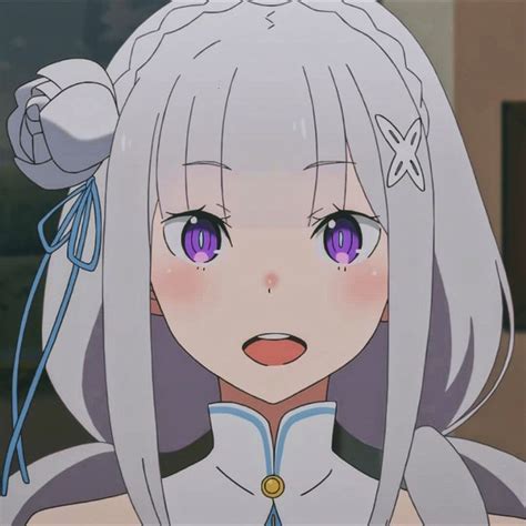 Emilia Icons Re Zero Anime Icons Anime Rezero Emilia