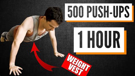 Challenge 2 500 Weighted Push Ups In An Hour Coach Ezfit Youtube
