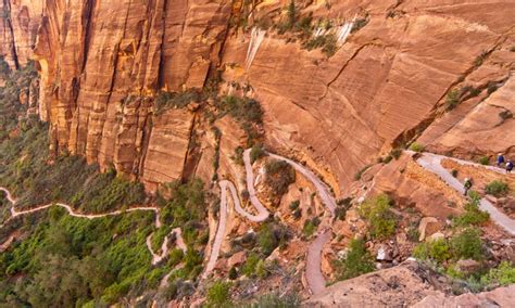 Zion National Park Trails And Maps Trail Guide Alltrips