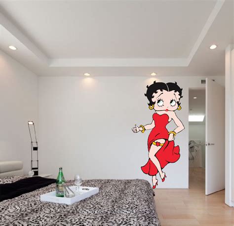 Betty Boop Wall Mural Decal Celebrity Wall Decal Murals Primedecals