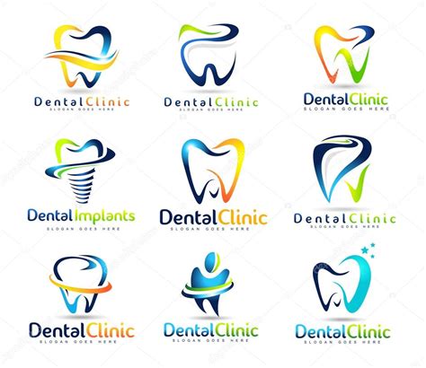 Dental Dentist Logo Set Stock Vector Image By ©twindesigner 82494014