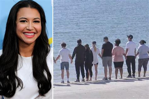 Naya Rivera’s Glee Co Stars Hold Hands At Lake Where Actress’ Body Was Found Five Days After