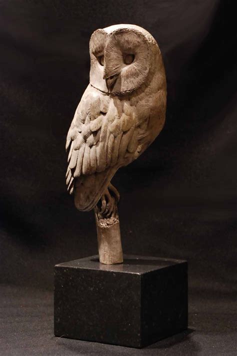 Pin By Лесоруб On птицы из дерева Sculpture Barn Owl Bird Sculpture