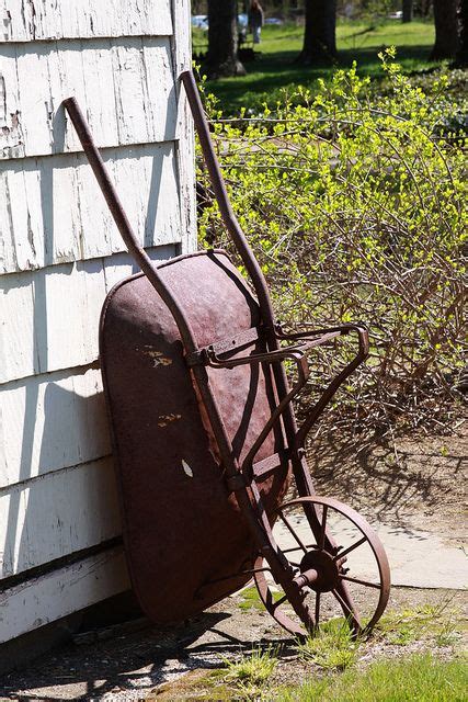 Antique Metal Wheelbarrow Life Of A Roof