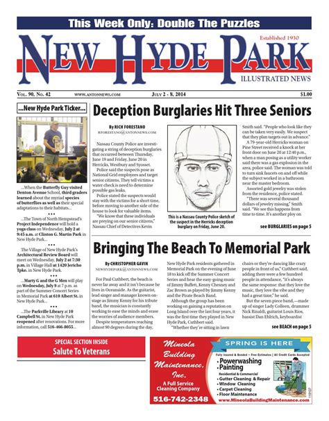 New Hyde Park Illustrated News 070414 By Anton Media Group Issuu