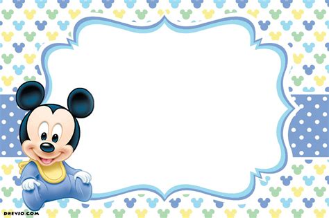 Choose from hundreds of designs. FREE Printable Mickey Mouse Invitations - Exclusive ...