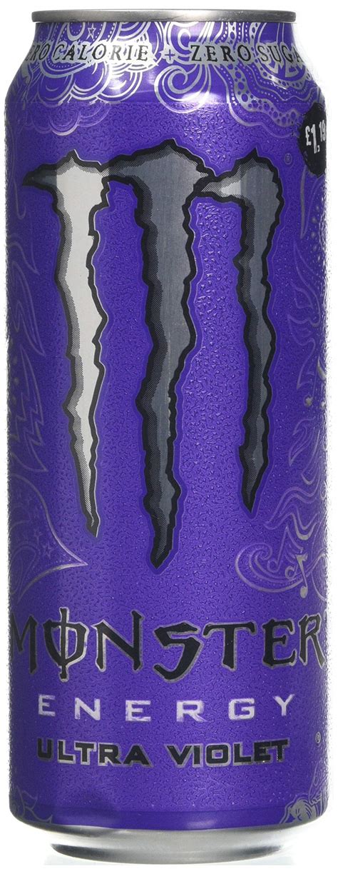Buy Monster Ultra Violet Energy Soft Drink Zero Sugar And Calorie Gluten Free 12 X 500ml Cans