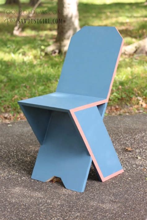 Diy Chair How To Build A Modern Plank Chair Sawdust Girl®