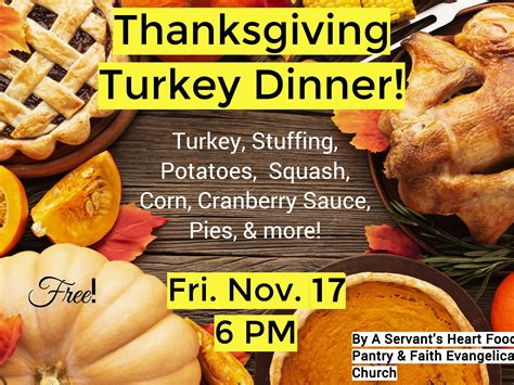 Nov 17 Thanksgiving Community Dinner Melrose Ma Melrose Ma Patch