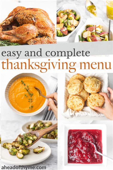 Check spelling or type a new query. Easy Thanksgiving Menu | Recipe | Easy thanksgiving menu ...