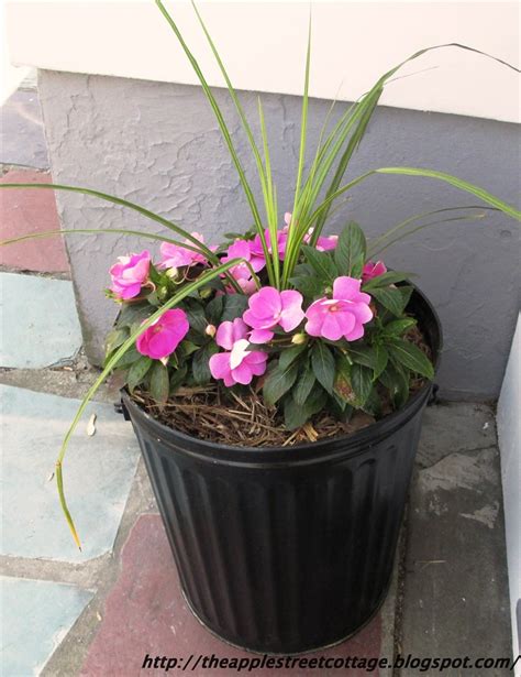 Trash Can To Planter