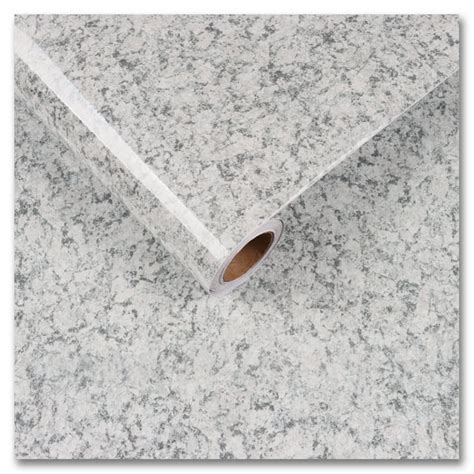 Cre8tive Granite Contact Paper Peel And Stick 24x354 Wide Grey Marble Wallpaper Granite Paper