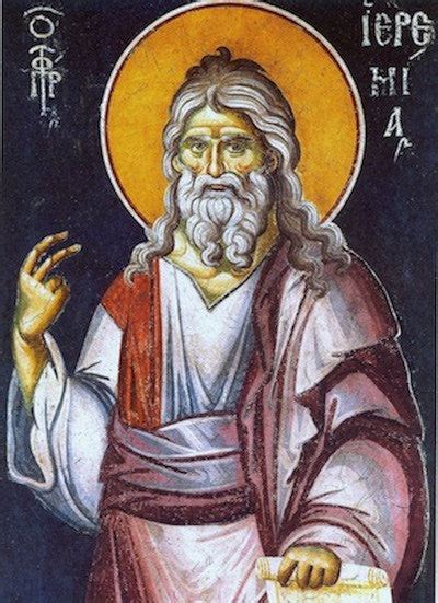 Greek Orthodox Icon Of Saint Jeremiah The Prophet