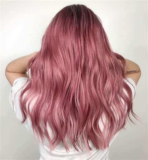 Pin By Amani On Grunge Hair Dusty Pink Hair Dusty Rose Hair Hair Color Pink