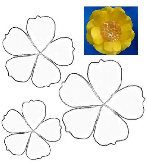 Moldes De Flores Para Imprimir Y Recortar Flores Imagenes Images