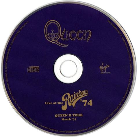 Queen Live At The Rainbow 74 Album Gallery