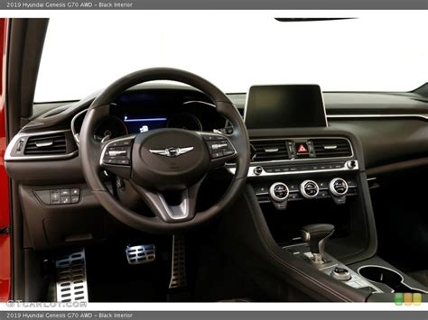 Black Interior Dashboard For The 2019 Hyundai Genesis G70 Awd