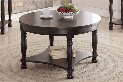 F6354 3pc Coffee And End Table Set In Dark Cherry By Poundex