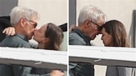 Harrison Ford And Calista Flockhart Pack On The Pda At Lax The