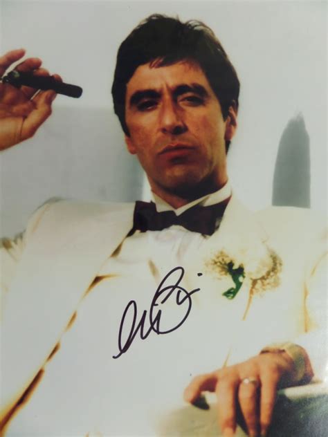 Coachs Corner Al Pacino Hand Signed Scarface 11x14 Photo