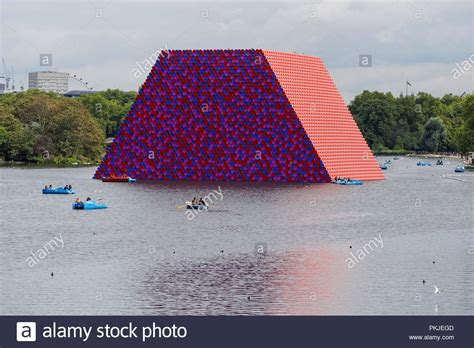 The London Mastaba Floating Art Installation By The Artist Christo On