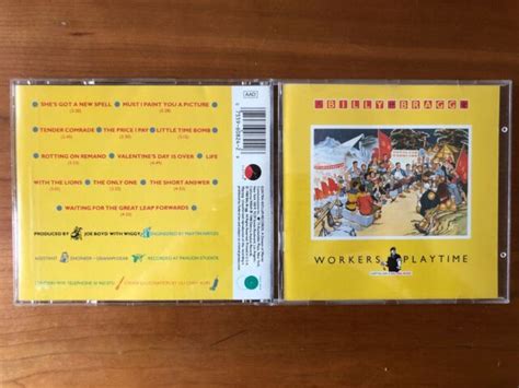 Billy Bragg Cd Workers Playtime Elektra Records Great Condition