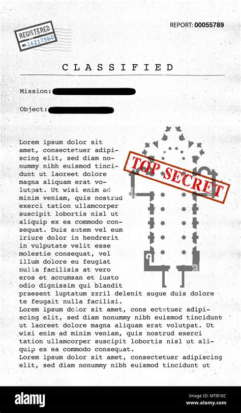 Top Secret Desclasificados Informaci N Confidencial Secreto Del Texto La Informaci N No