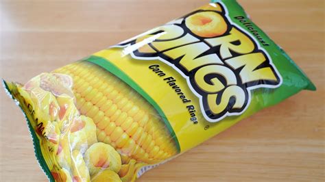 Malaysian Snacks Dandys Brand Corn Rings Chips 4k Asmr Unbagging
