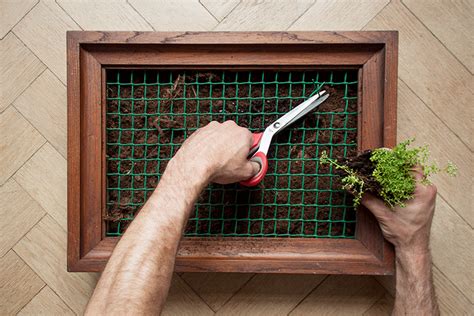 Repeat for the remaining pockets. How to make a vertical garden | The Crafty Gentleman